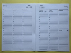 A5 One Week to View - Appointments Format: 2026 (D292) 