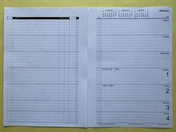 A5 One Week to View - Planner Format: 2026 (D294)